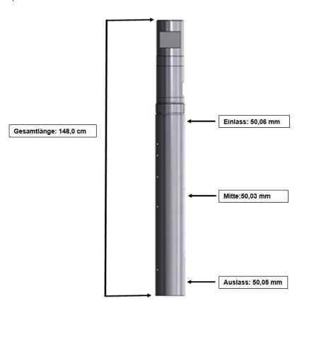 Ferromatik Milacron Plastifizierzylinder IU000, Ø 50 mm ohne Trichterstück