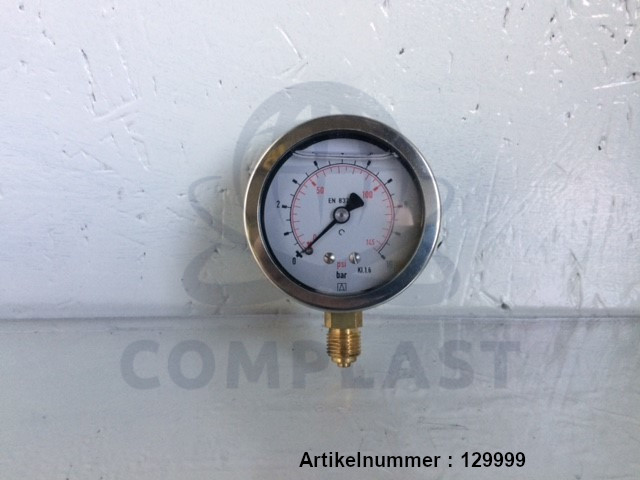AFRISO Rohrfeder-Glycerinmanometer RF 63Gly / 85115701