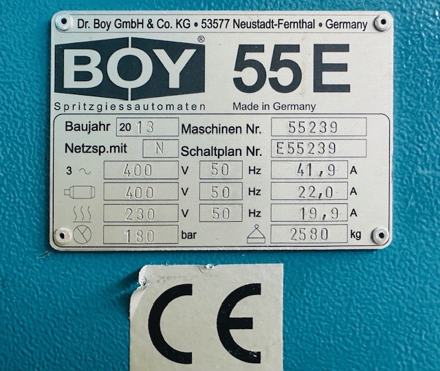 BOY 55E, 2013